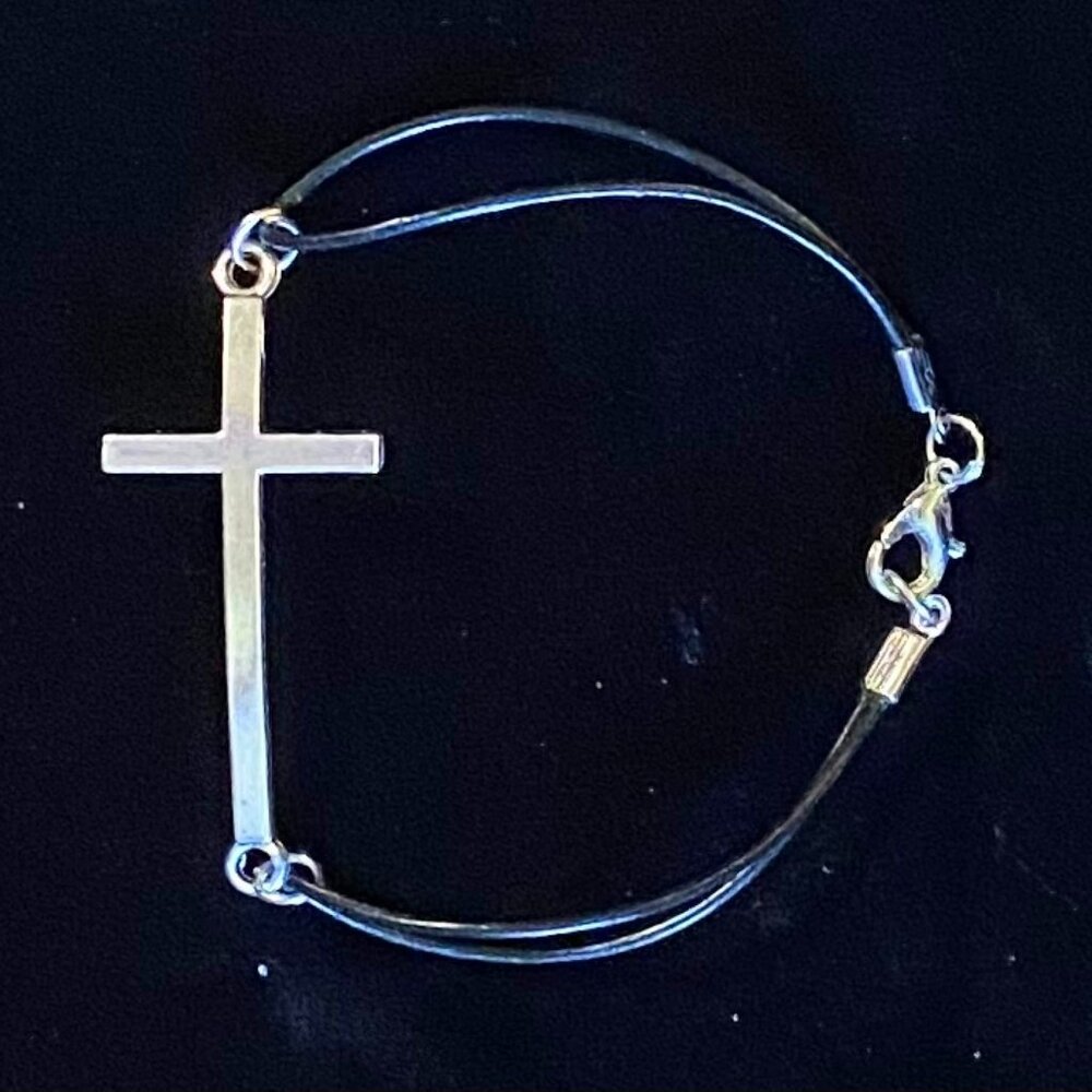 Horizontal Cross Bracelet